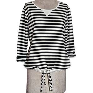 Stripped Pullover Sweater Size Medium